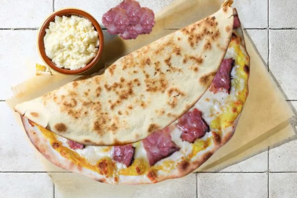 Manakish Smoked Meat & Cheese